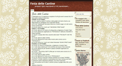 Desktop Screenshot of festadellecantine.it